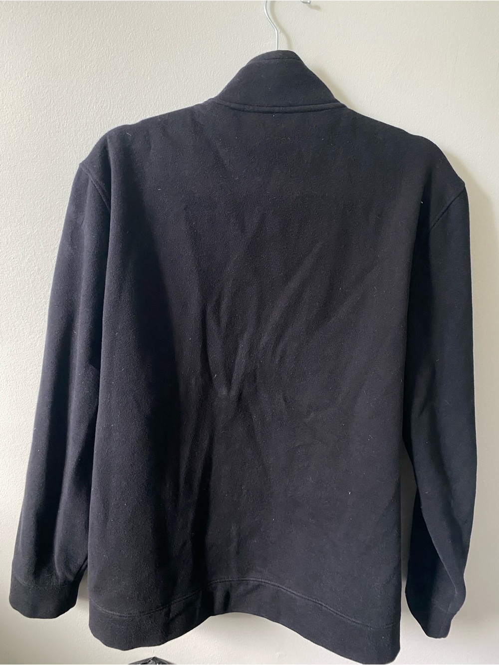 Men's Calvin Klein Black Zip-Front Fleece Jacket M - Picture 5 of 7